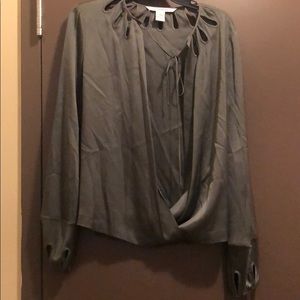DVF silk blouse